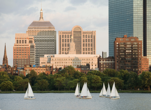 Sailboats on The Charles River